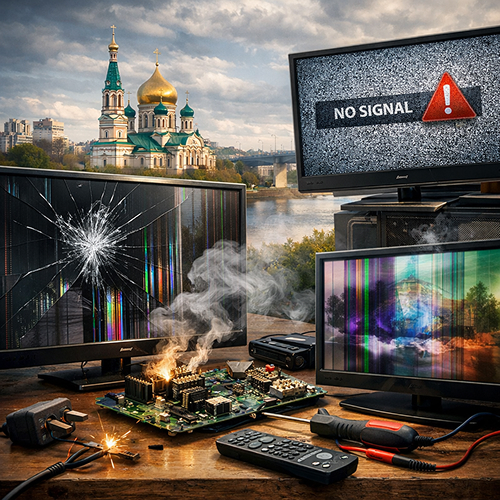 ТОП-9 проблем с телевизорами в Омске: как распознать и что делать